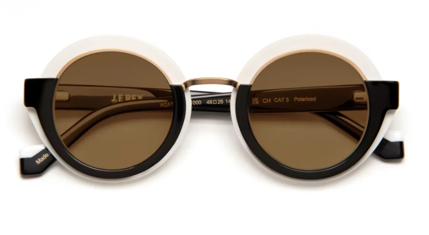 J.F.REY AGATHA Round Polarized Sunglasses