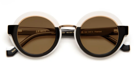J.F.REY AGATHA Round Polarized Sunglasses