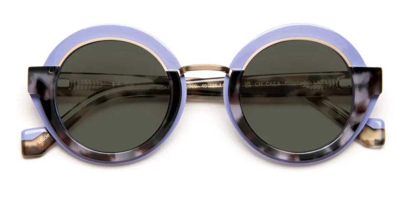 J.F.REY AGATHA Round Polarized Sunglasses