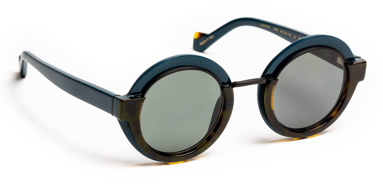 J.F.REY AGATHA Round Polarized Sunglasses