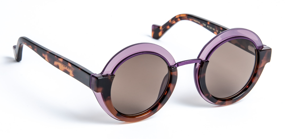 J.F.REY AGATHA Round Polarized Sunglasses
