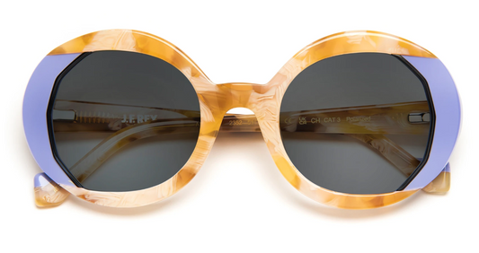 J.F.REY AMANDA Round Polarized Sunglasses