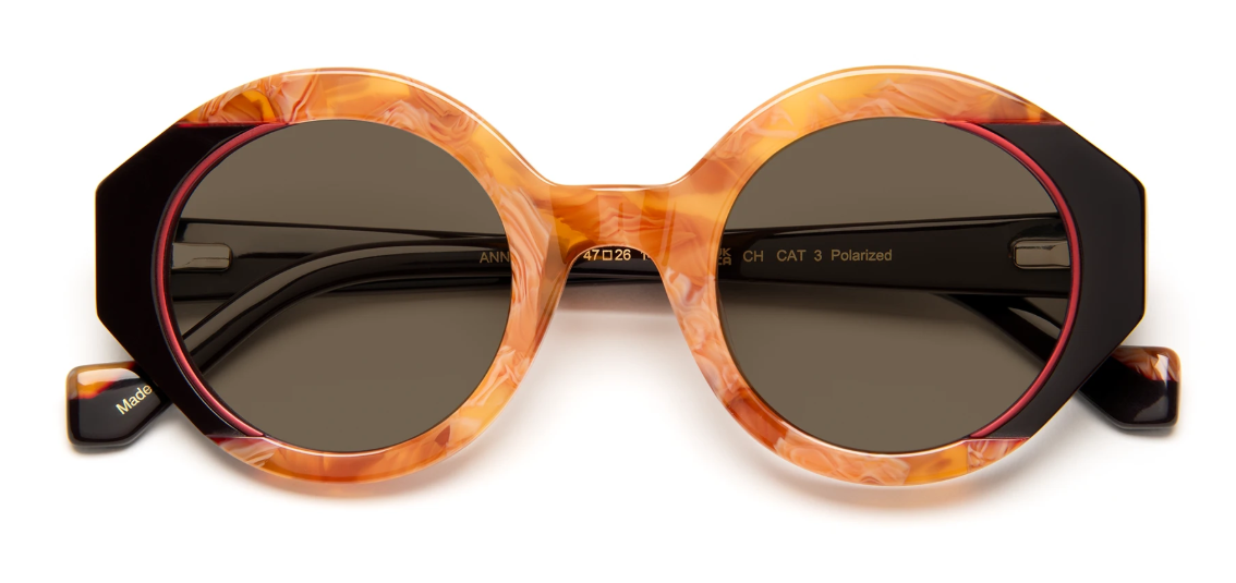 J.F.REY ANNA Round Polarized Sunglasses