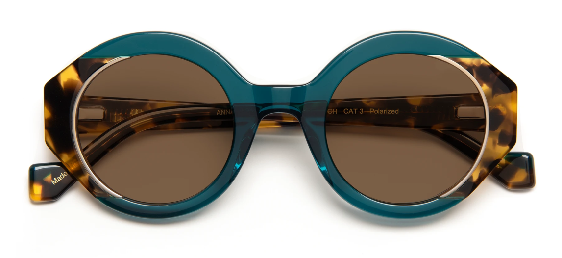 J.F.REY ANNA Round Polarized Sunglasses