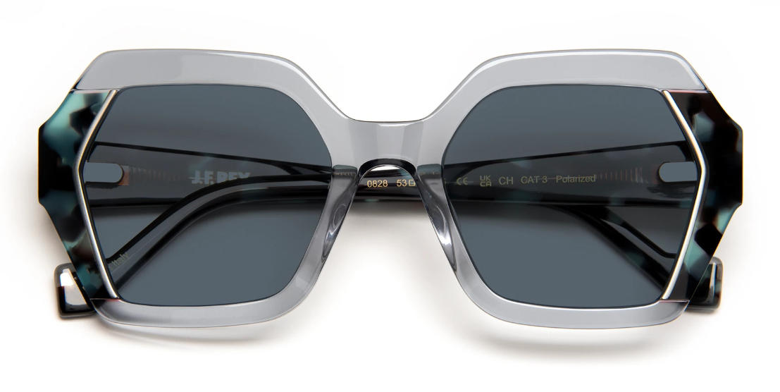 J.F.REY APRIL Hexagonal Polarized Sunglasses