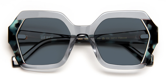 J.F.REY APRIL Hexagonal Polarized Sunglasses