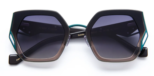 J.F.REY BABETTE Hexagonal Polarized Sunglasses