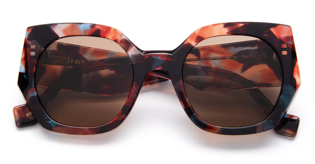 J.F.REY BARBARA Hexagonal Polarized Sunglasses