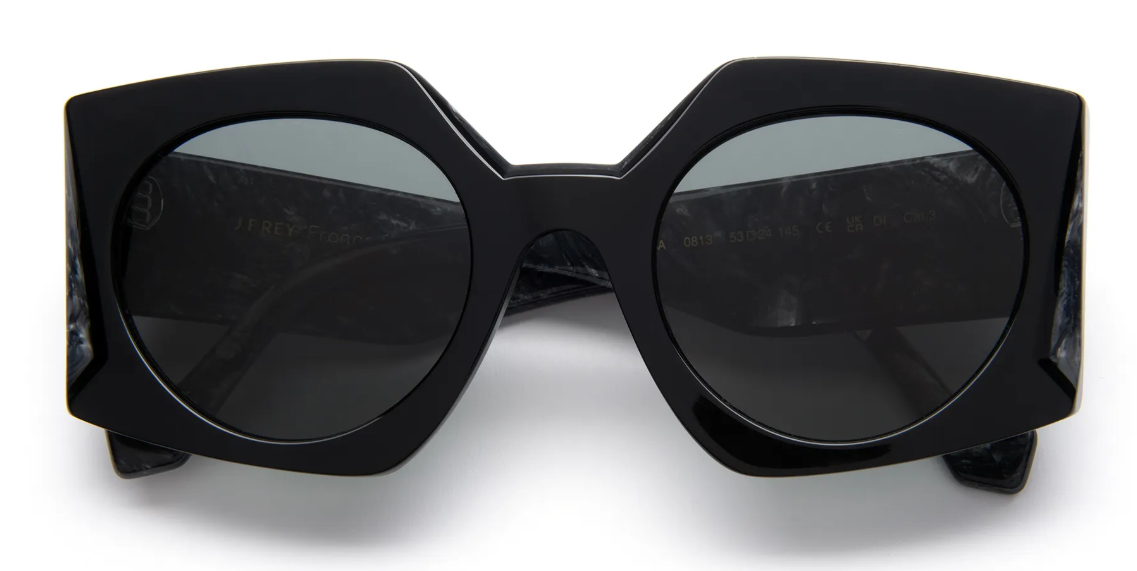 J.F.REY BIANCA Hexagonal Polarized Sunglasses