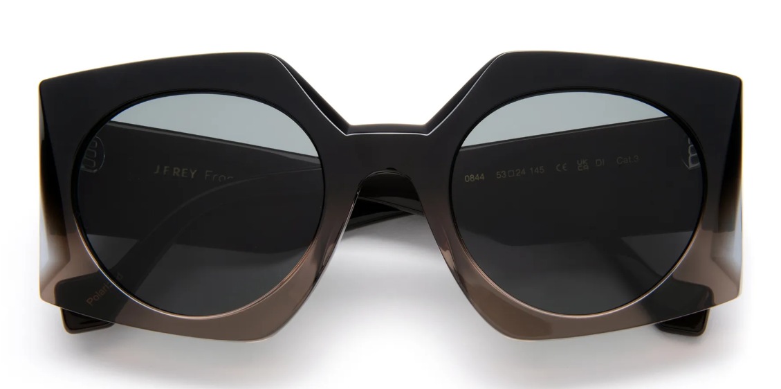 J.F.REY BIANCA Hexagonal Polarized Sunglasses