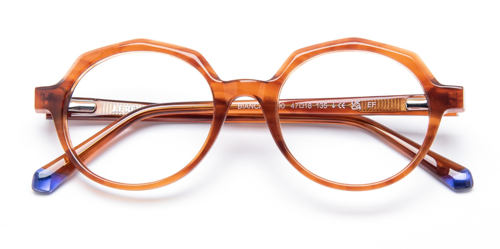 J.F.REY BIANCA Round Eyeglasses