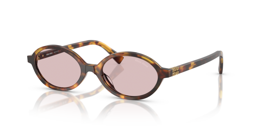 MIU MIU Oval Acetate Sunglasses