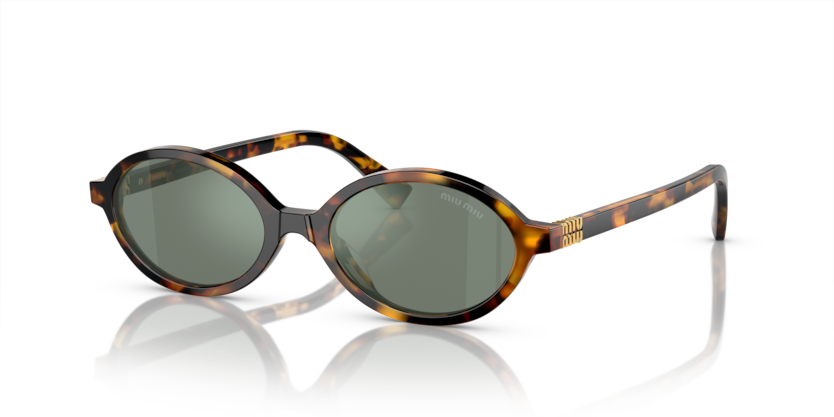 MIU MIU Oval Acetate Sunglasses