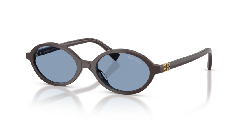 MIU MIU Oval Acetate Sunglasses