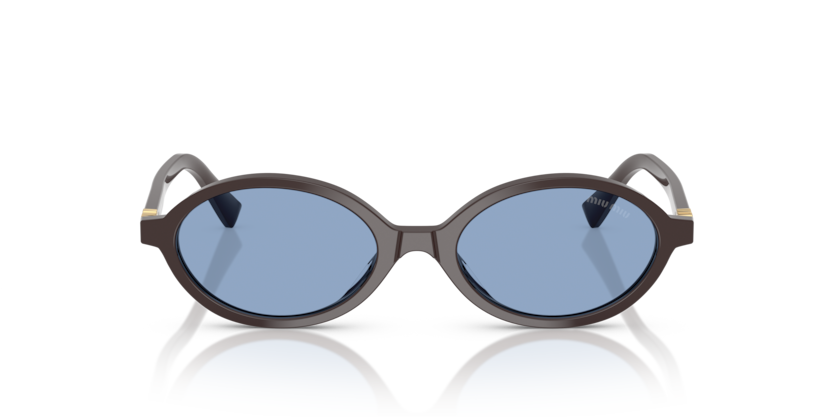 MIU MIU Oval Acetate Sunglasses
