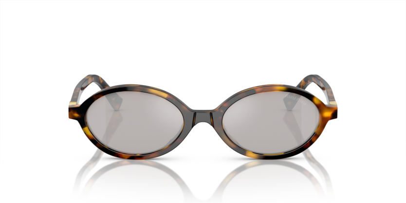 MIU MIU Oval Acetate Sunglasses