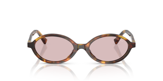MIU MIU Oval Acetate Sunglasses