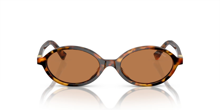 MIU MIU Oval Acetate Sunglasses