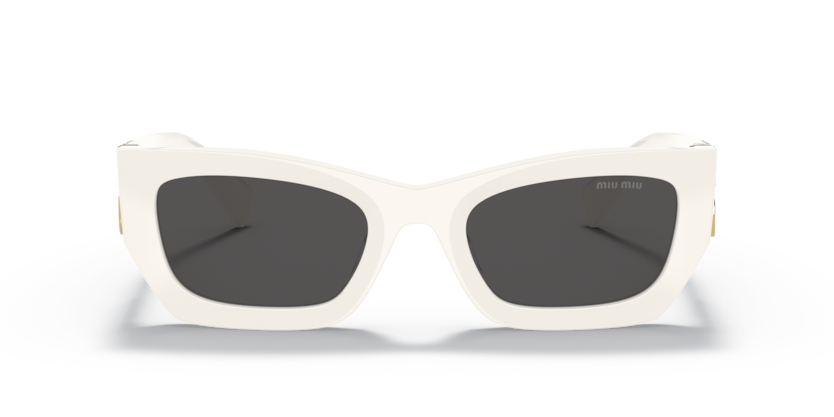 MIU MIU Rectangle Shiny Acetate Sunglasses