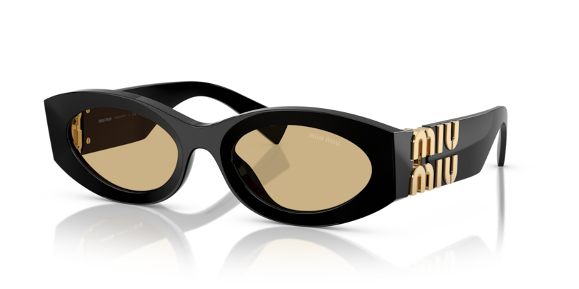 MIU MIU Oval Acetate Sunglasses