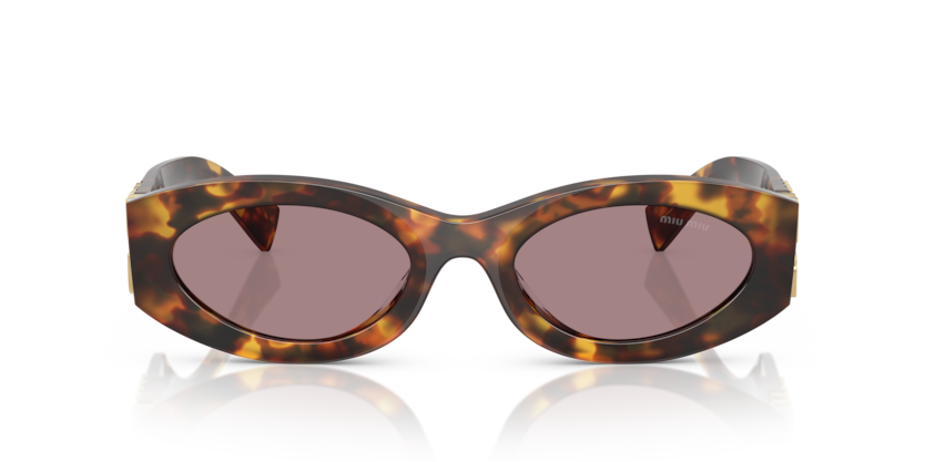 MIU MIU Oval Acetate Sunglasses