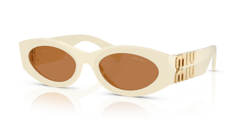 MIU MIU Oval Acetate Sunglasses