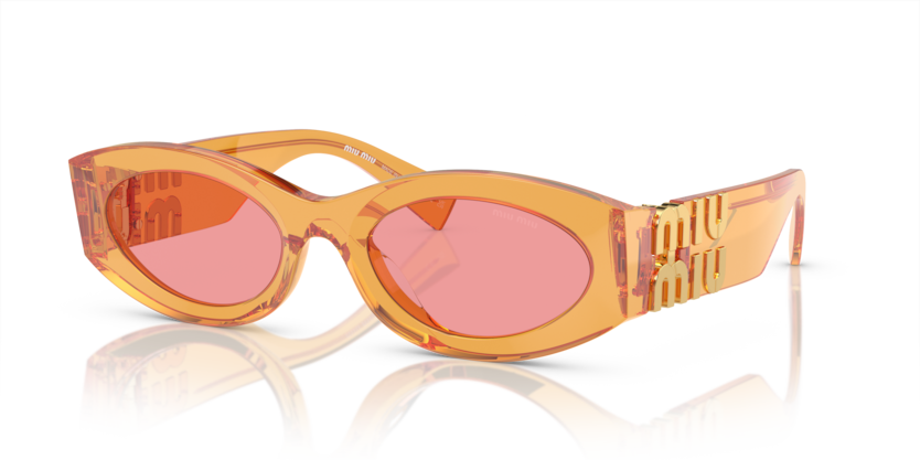 MIU MIU Oval Acetate Sunglasses