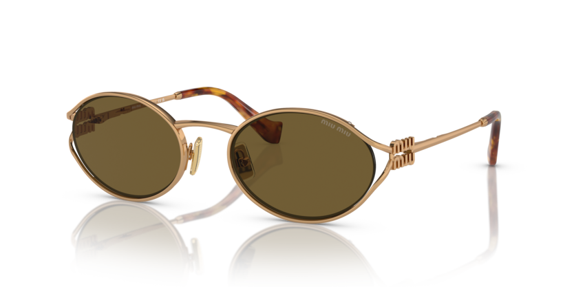 MIU MIU Oval Metal Sunglasses