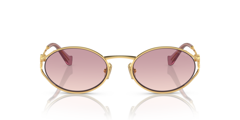MIU MIU Oval Metal Sunglasses