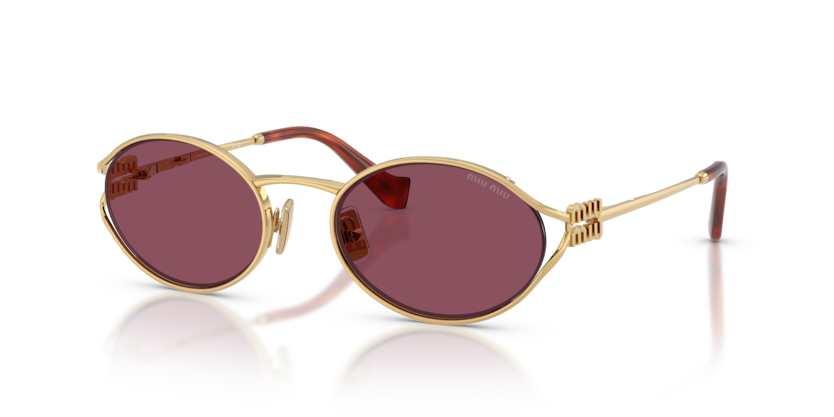 MIU MIU Oval Metal Sunglasses