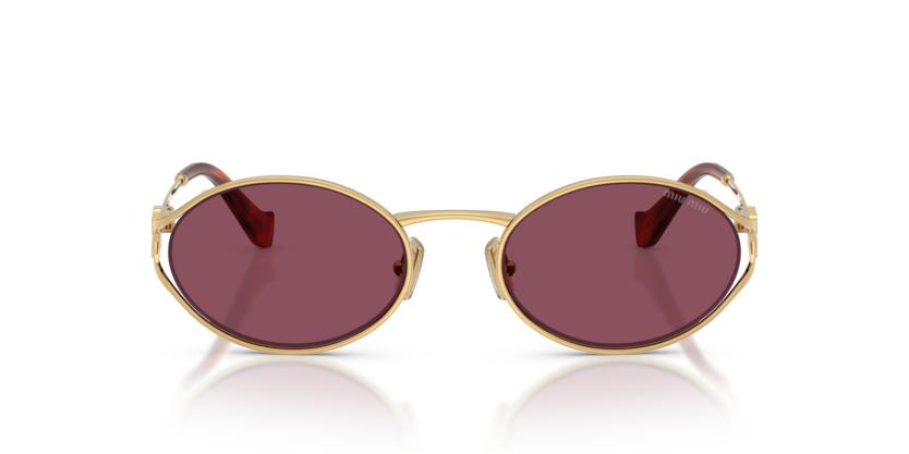 MIU MIU Oval Metal Sunglasses