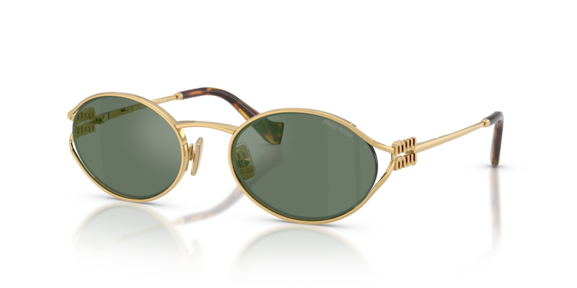 MIU MIU Oval Metal Sunglasses