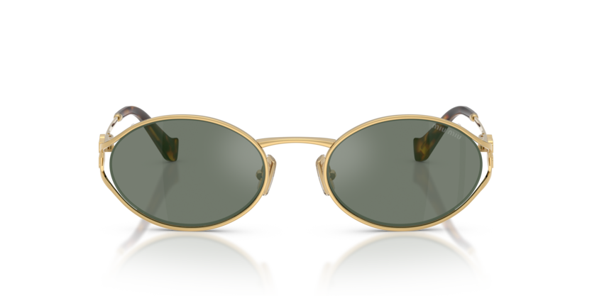 MIU MIU Oval Metal Sunglasses