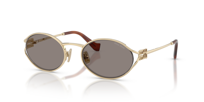MIU MIU Oval Metal Sunglasses