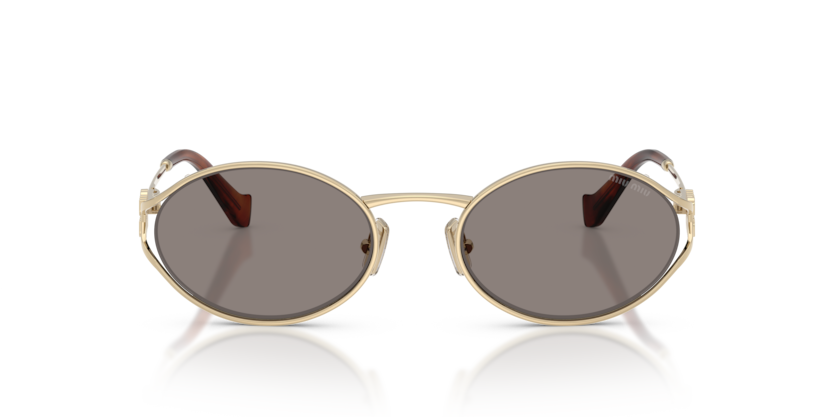 MIU MIU Oval Metal Sunglasses
