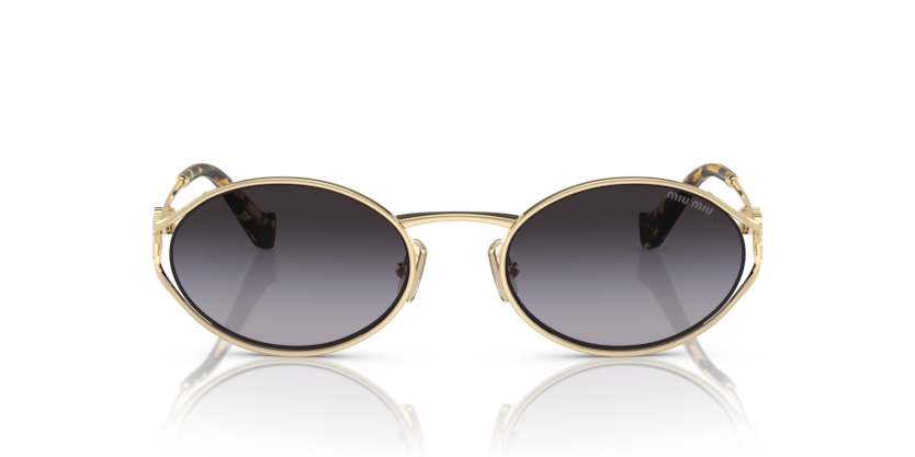 MIU MIU Oval Metal Sunglasses