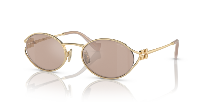 MIU MIU Oval Metal Sunglasses