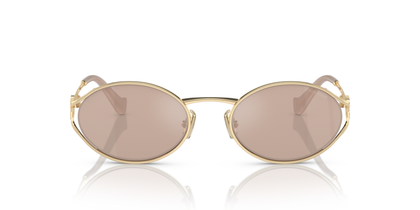 MIU MIU Oval Metal Sunglasses
