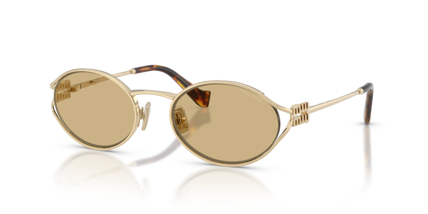 MIU MIU Oval Metal Sunglasses