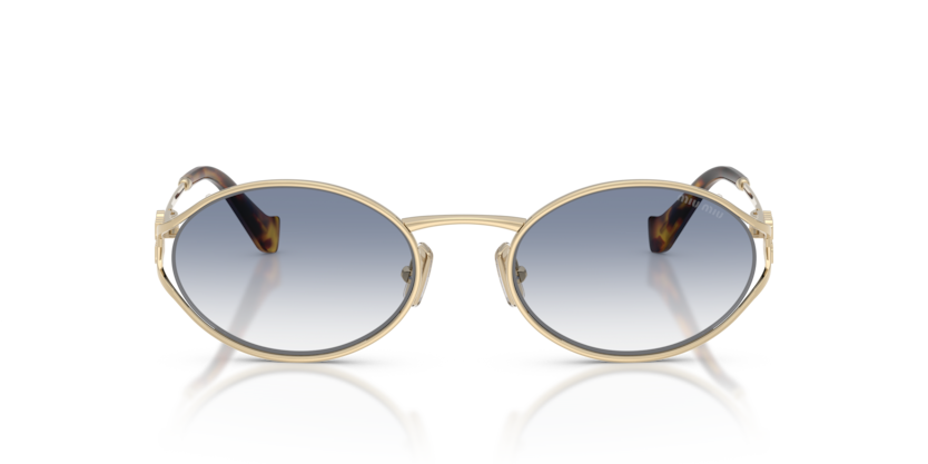 MIU MIU Oval Metal Sunglasses