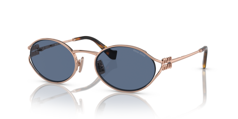 MIU MIU Oval Metal Sunglasses