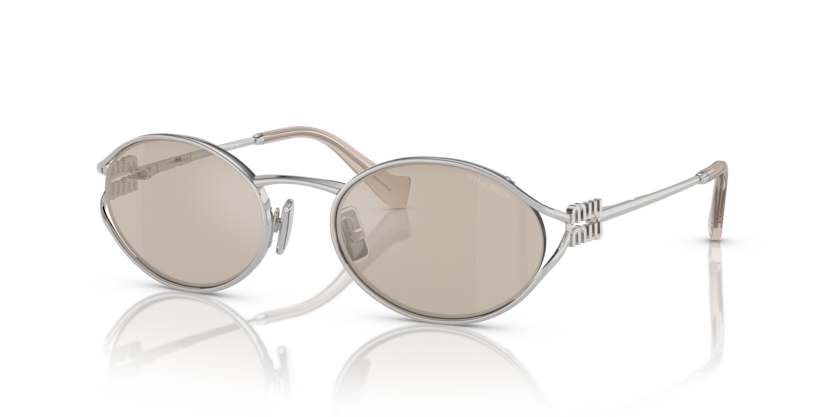 MIU MIU Oval Metal Sunglasses
