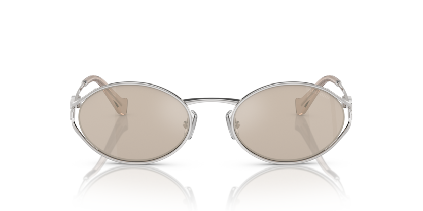 MIU MIU Oval Metal Sunglasses