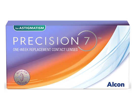 Precision7 for Astigmatism Weekly 27 pack ($113.75/Box after Rebate for Annual Supply)