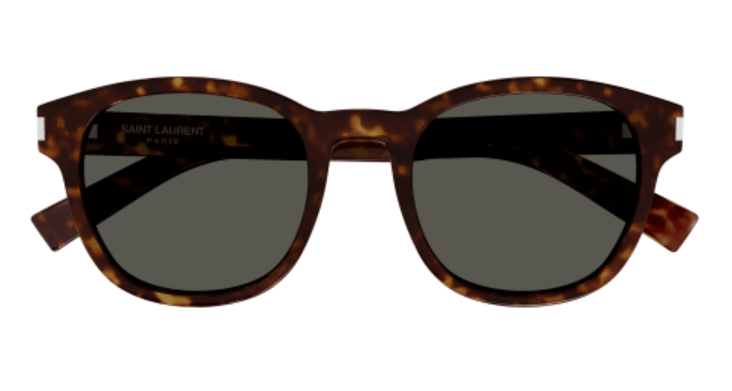 Saint Laurent Round Square Acetate Sunglasses