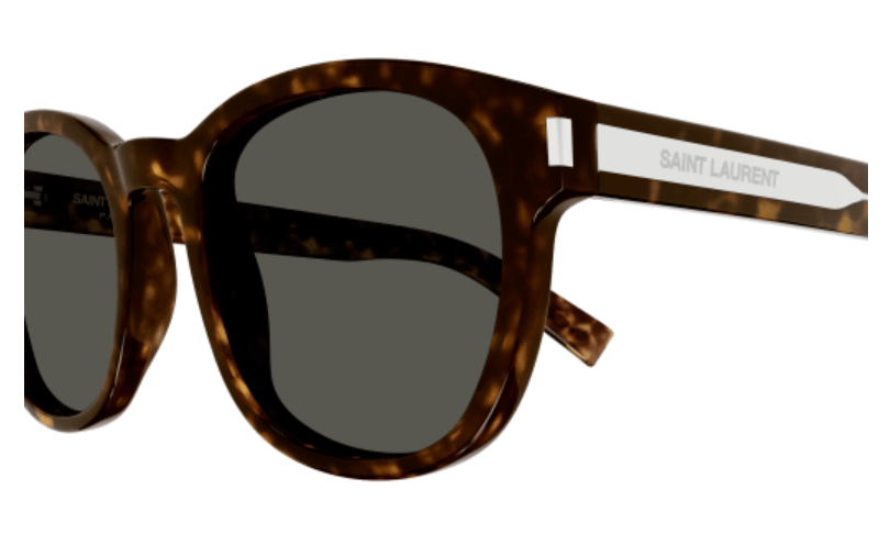 Saint Laurent Round Square Acetate Sunglasses