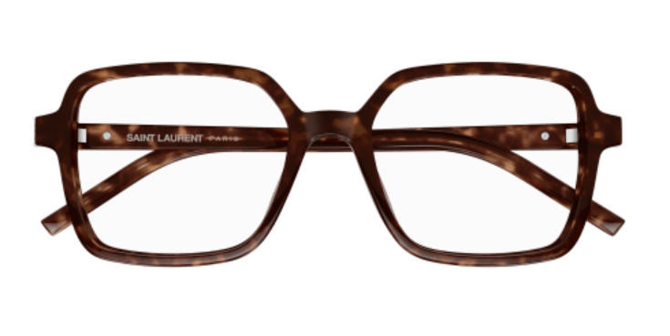 Saint Laurent Hexgonal Acetate Eyeglasses