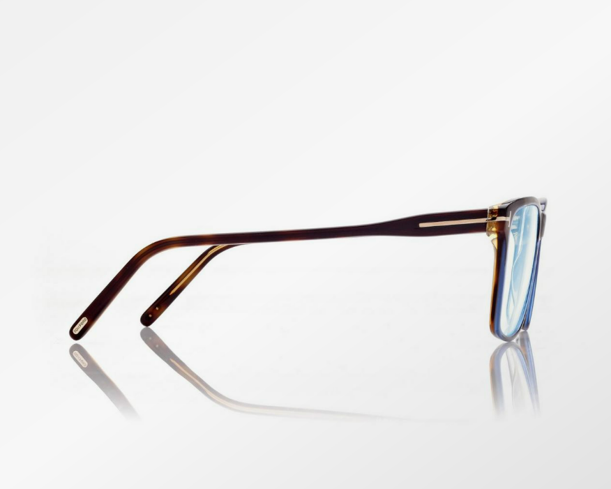 Tom Ford Blue Block Square Eyeglasses