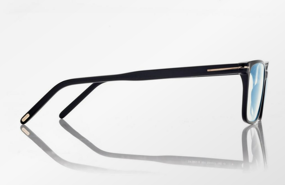 Tom Ford Blue Block Square Eyeglasses