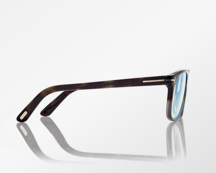 Tom Ford Blue Block Square Eyeglasses